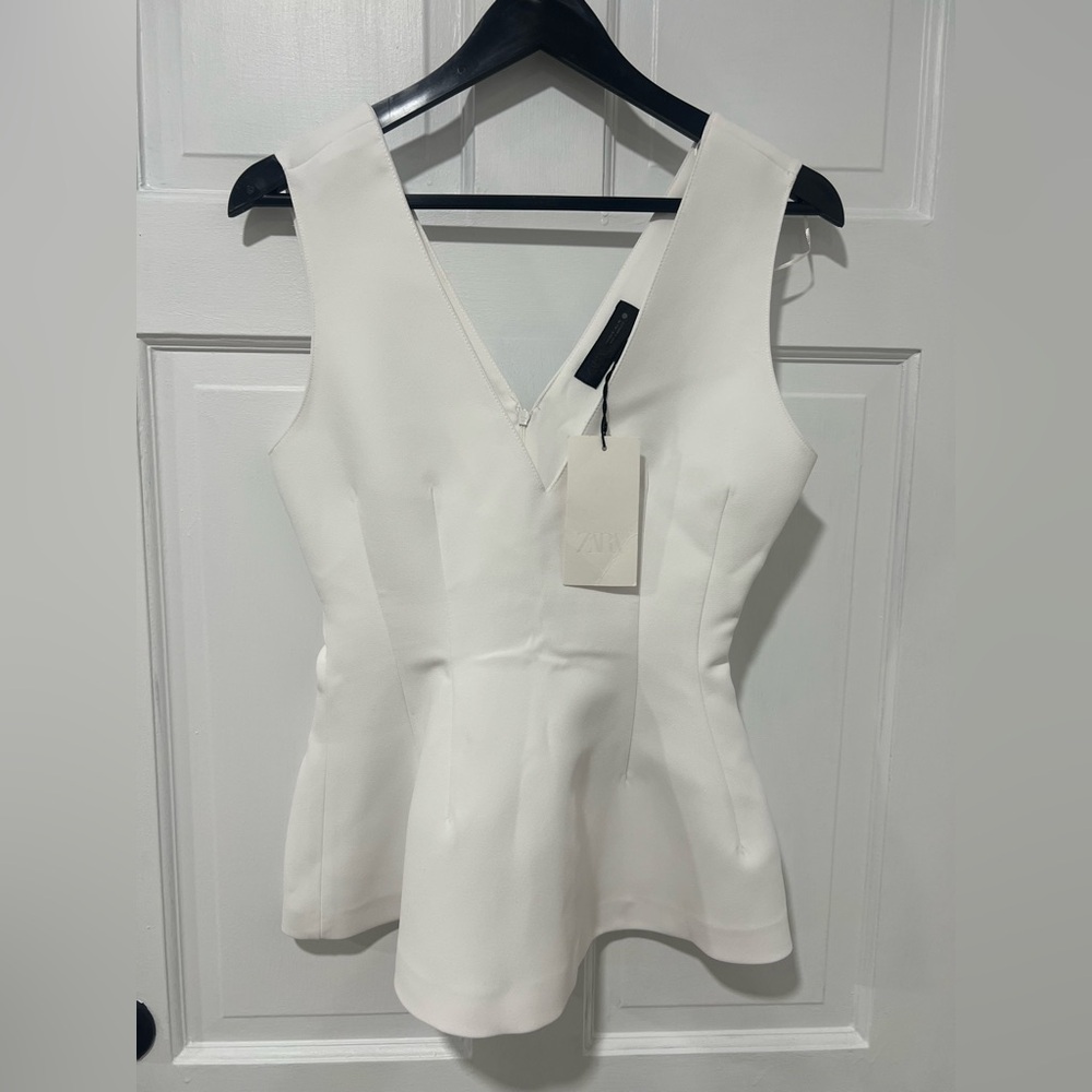 ZW STRUCTURED PEPLUM TOP